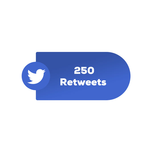 Buy 250 Twitter retweets