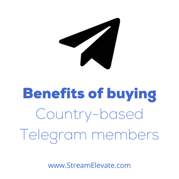 Benefits of buying Country based Telegram members