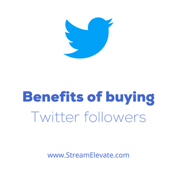 Benefits of buying Twitter followers