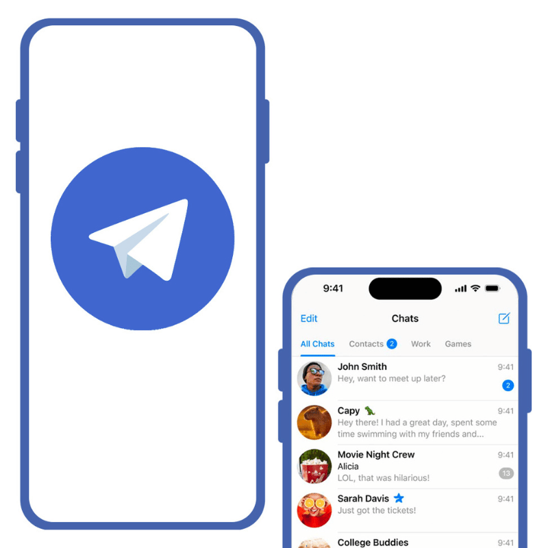 Telegram members