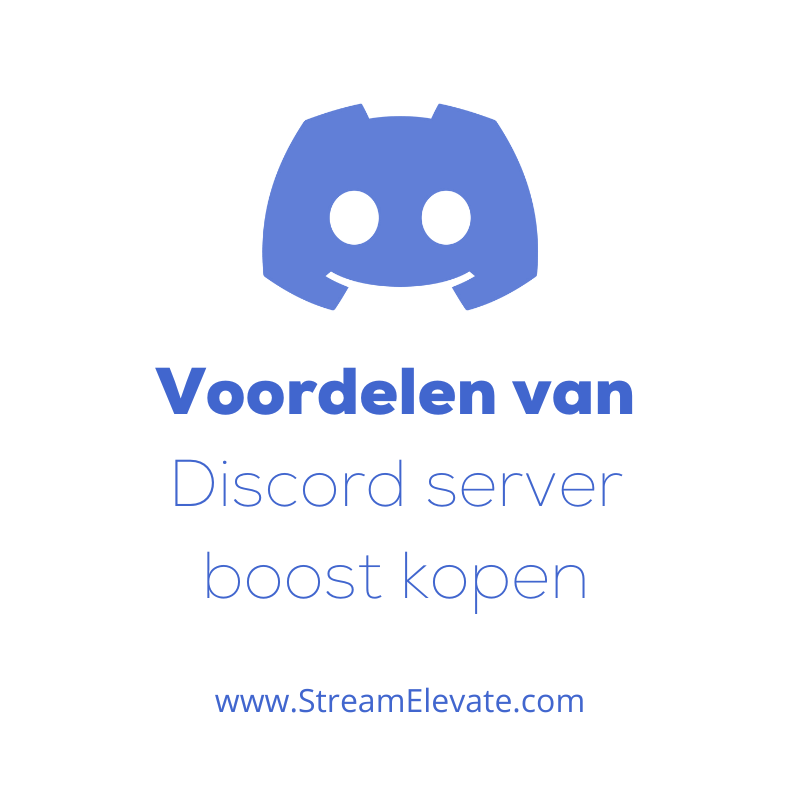 Voordelen van Discord server boost kopen